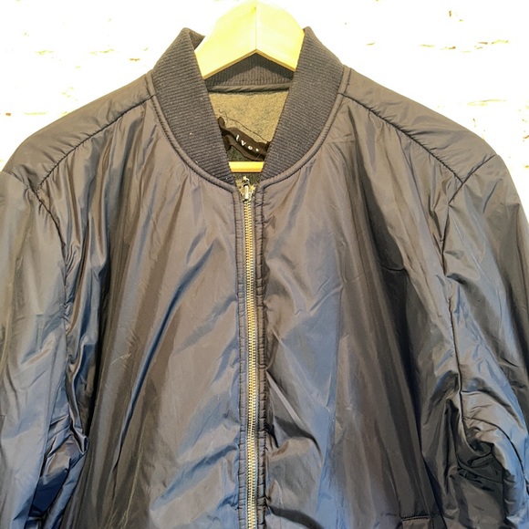 Velvet Graham Spencer windbreaker lined XL pockets full zip blue bomber jacket - Picture 2 of 11